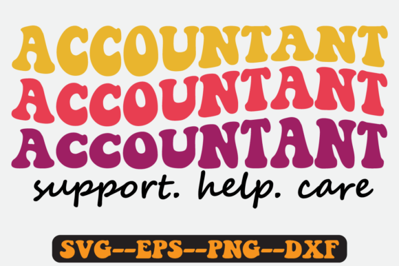 Accountant Quote Retro Svg Design for Graphics & Crafts