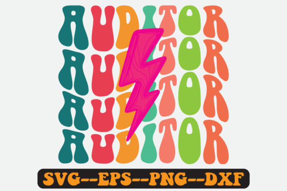 Auditor Quote Retro Svg Design for Graphics and Crafts