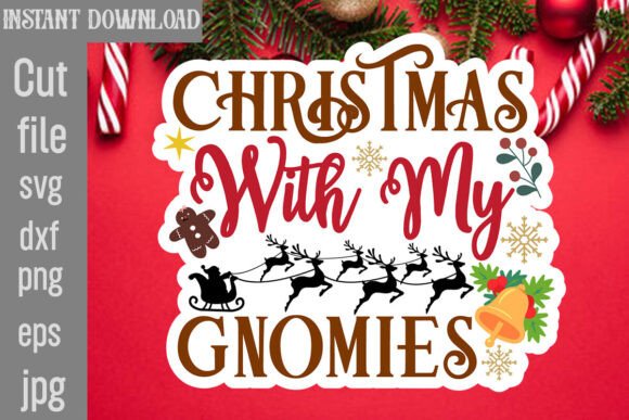 Christmas with My Gnomies SVG Cut File: Graphics & Crafts Review