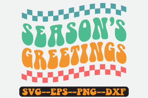 Season s Greetings Quote Retro Svg Graphics and Crafts Review